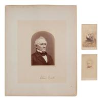 [EVERETT, Edward (1794-1865)]. 3 portraits of Gettysburg orator and US politician Edward Everett, including a signed example.