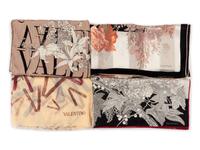Collection of Eight Scarves; Four Valentino, One Missoni, Three Fendi, 1980-2000s