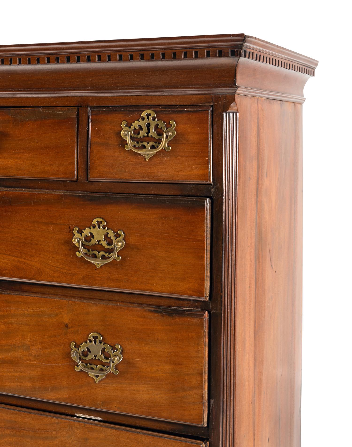 A George III Mahogany Chest-on-Chest