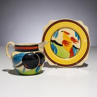 Clarice Cliff (English, 1899–1972) — Bird of Paradise pattern Two Items