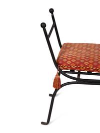 A Pair of Wrought Iron Benches