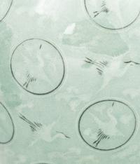 Six Korean Celadon Glazed Porcelain 'Crane and Cloud' Maebyong Vases