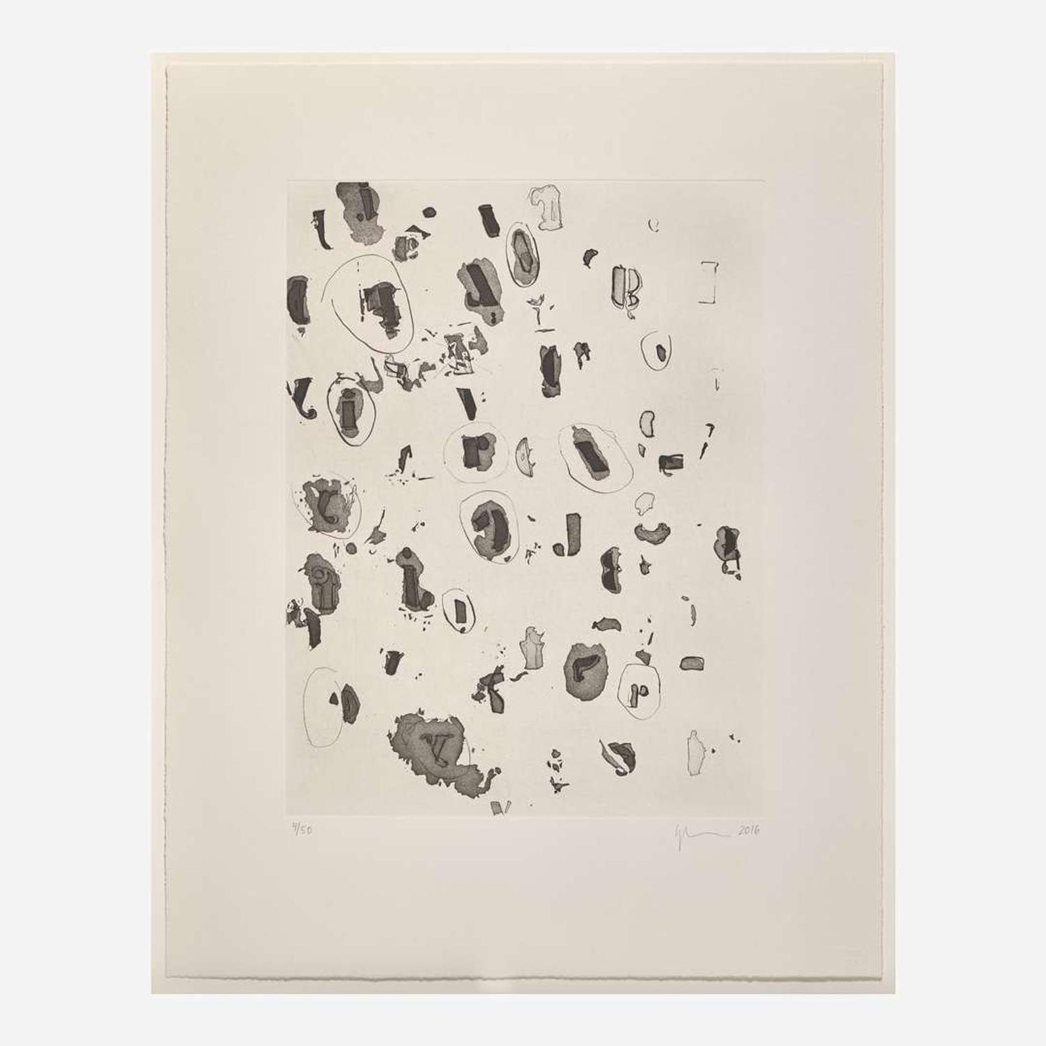 Glenn Ligon (American, b. 1960) Some Circled, Some Not