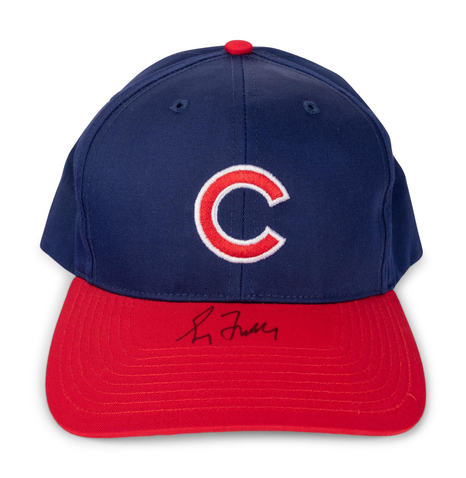 A Group of Three Chicago Cubs Hall of Fame Signed Autograph Hats (Beckett Authentication Services BAS Certified),