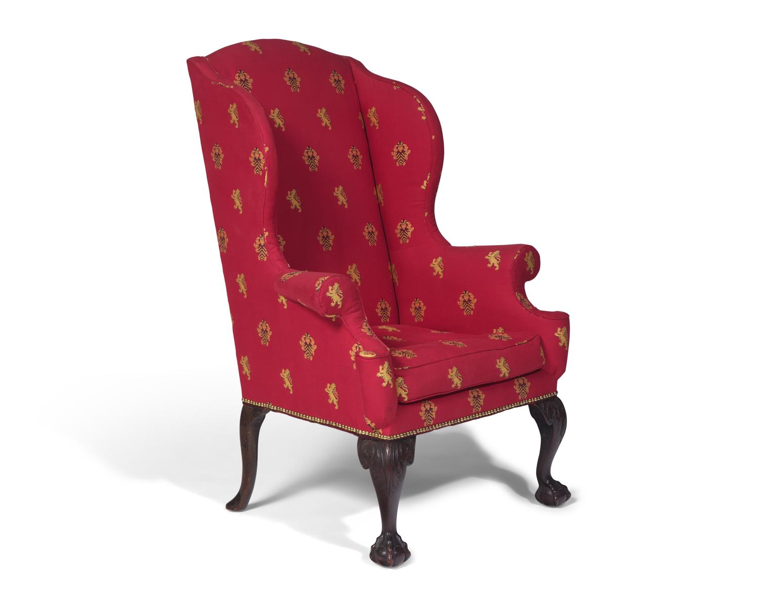 A George III Mahogany Easy Chair