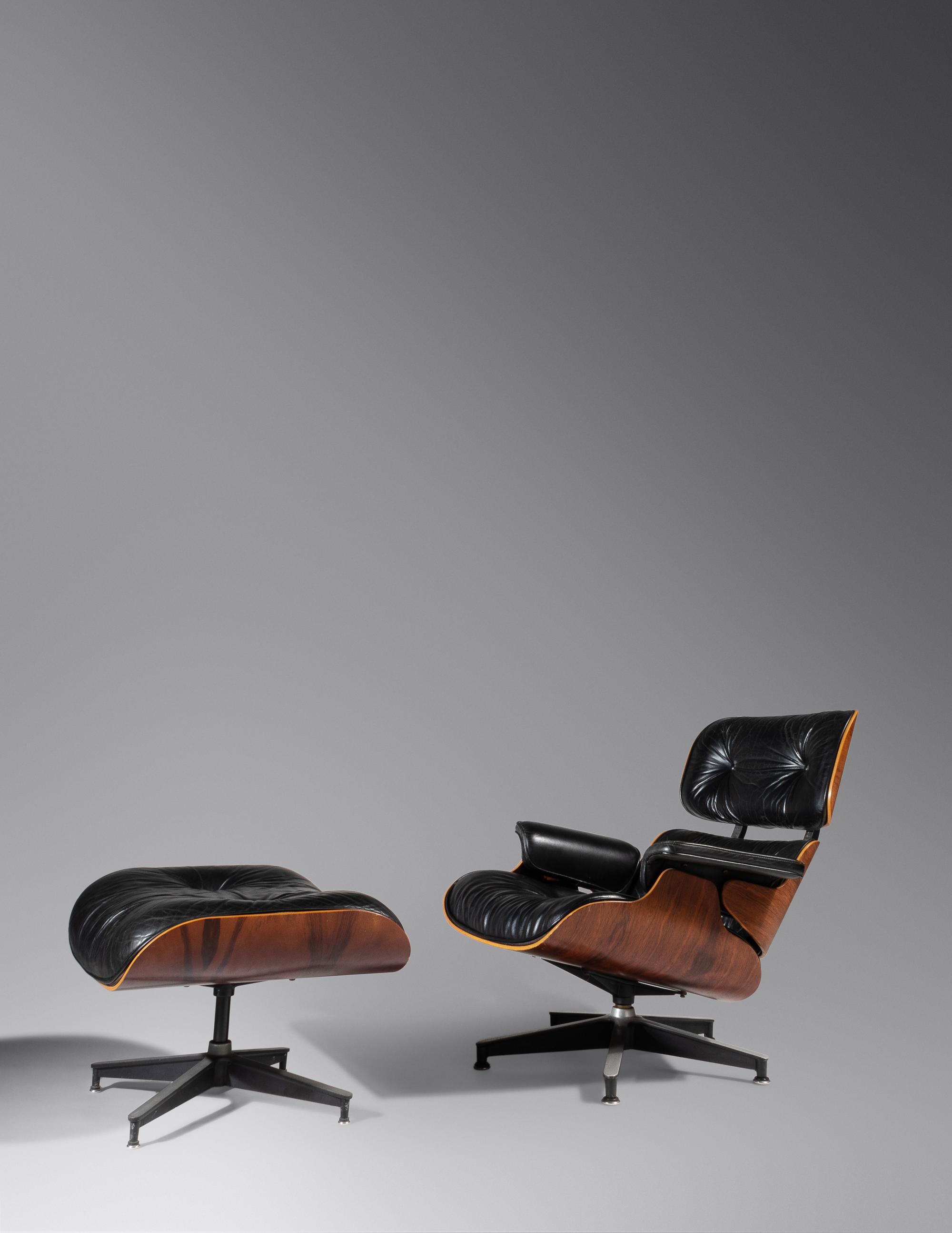 Lounge Chair and Ottoman, model 670 and model 671, Herman Miller, USA