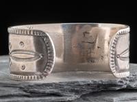 Navajo Stamped Ingot Cuff Bracelet