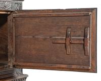 An English Gothic Revival Oak Court Cupboard
