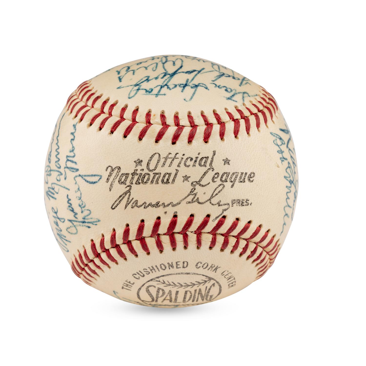 A 1957 Philadelphia Phillies Team Signed Autograph Baseball