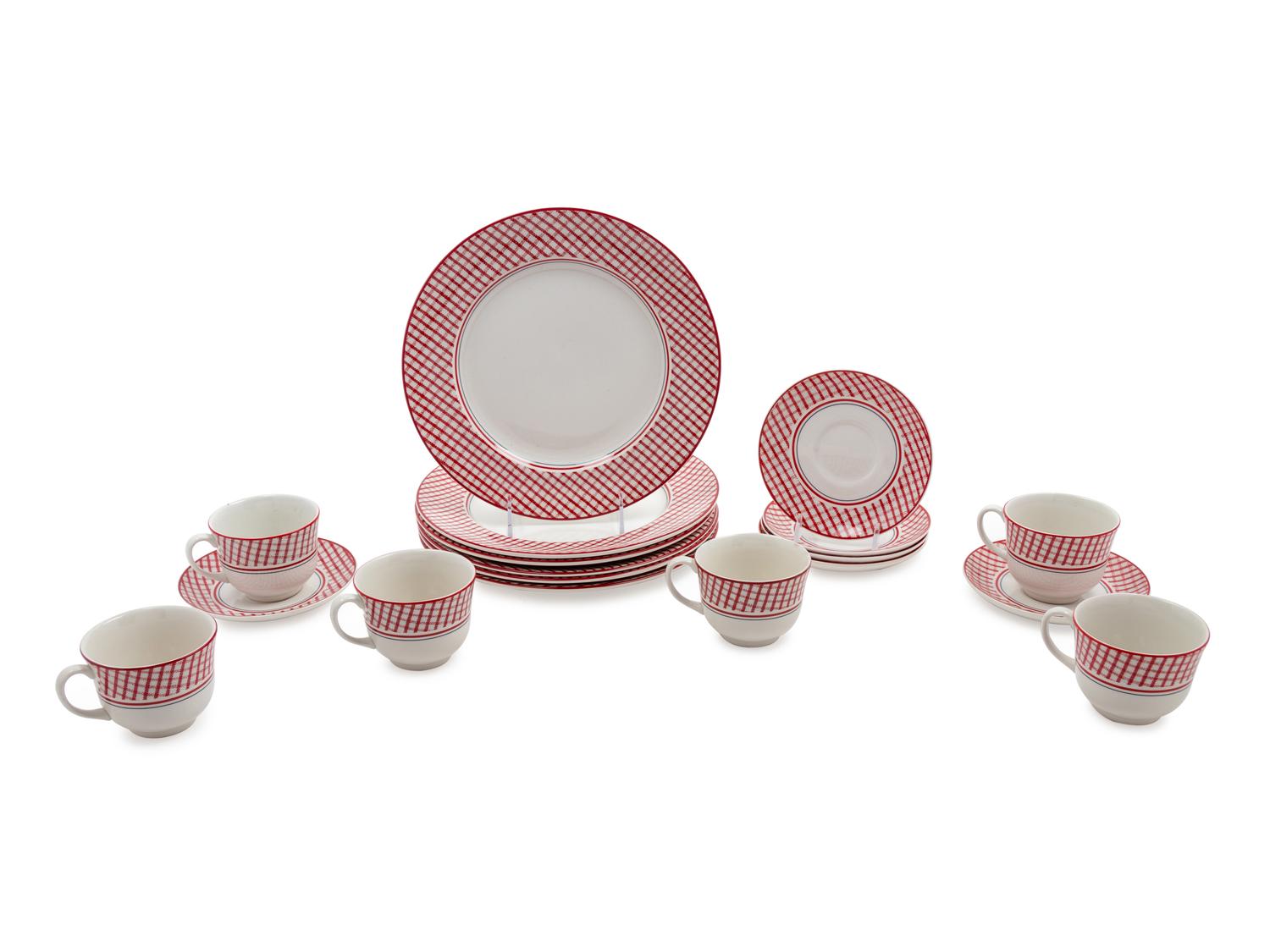 A Ralph Lauren for Wedgwood Porcelain Partial Dinner Service