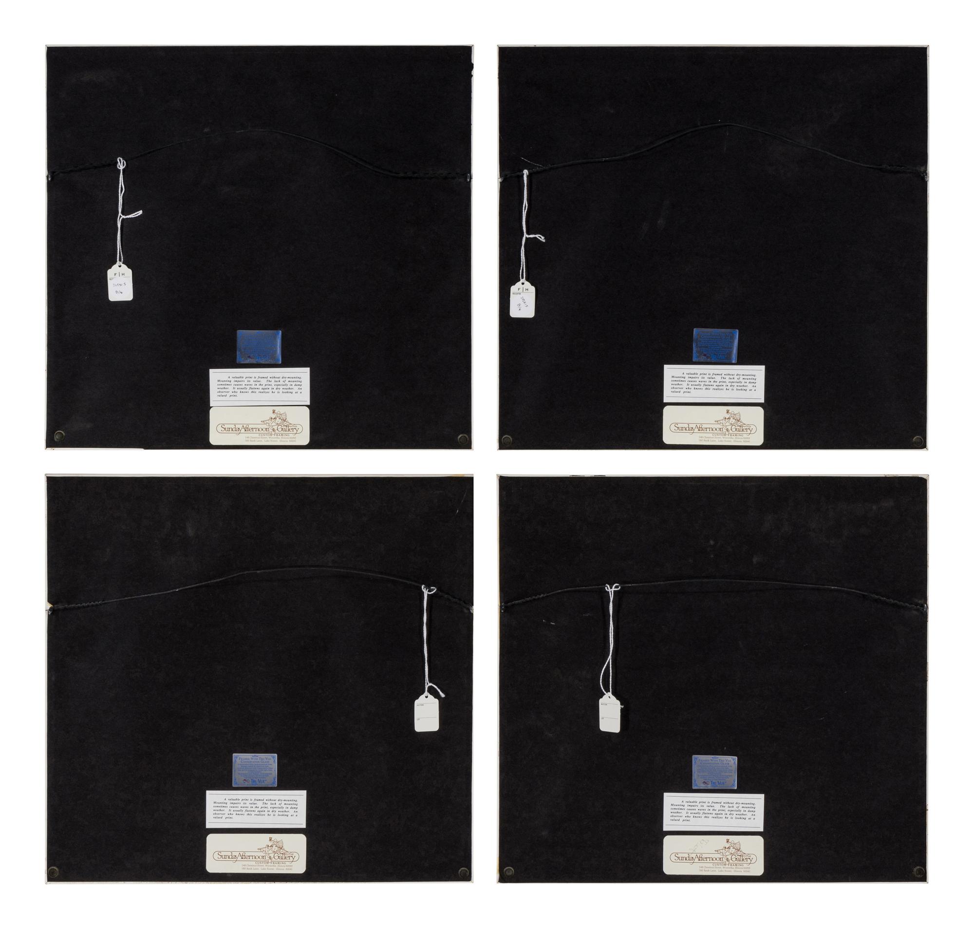 Start, Bend, Accordion , and Window (complete set of four), 1996