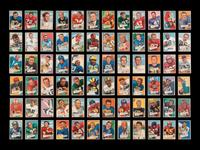 A Near Set of 1952 Bowman Small Football Cards (142/144)