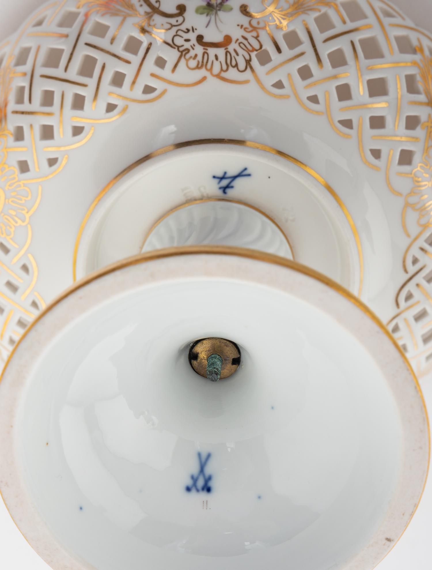 Three Meissen Porcelain Serving Articles