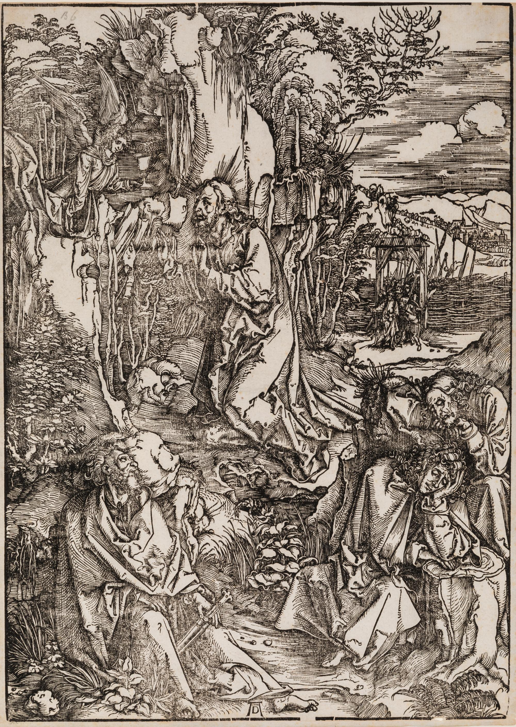 Albrecht Dürer, (German, 1471-1528), The Scourging of Christ and Christ on the Mount of Olives