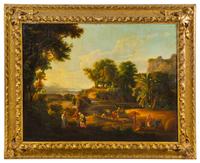 Italian School, (18th/19th Century), Landscape with Figures at Harvest