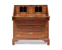 A Chippendale Walnut Slant-Front Desk