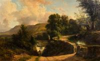 John Frederick Tennant, (British, 1796-1872), Old Waterway, North Wales