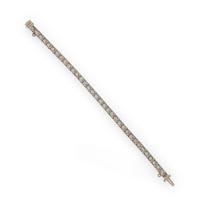 DIAMOND AND PLATINUM LINE BRACELET