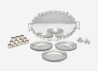 A Group of Contemporary English Silver Table Articles