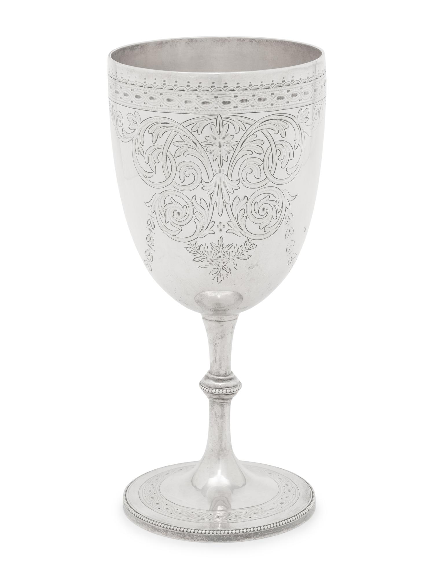 A Victorian Silver Chalice