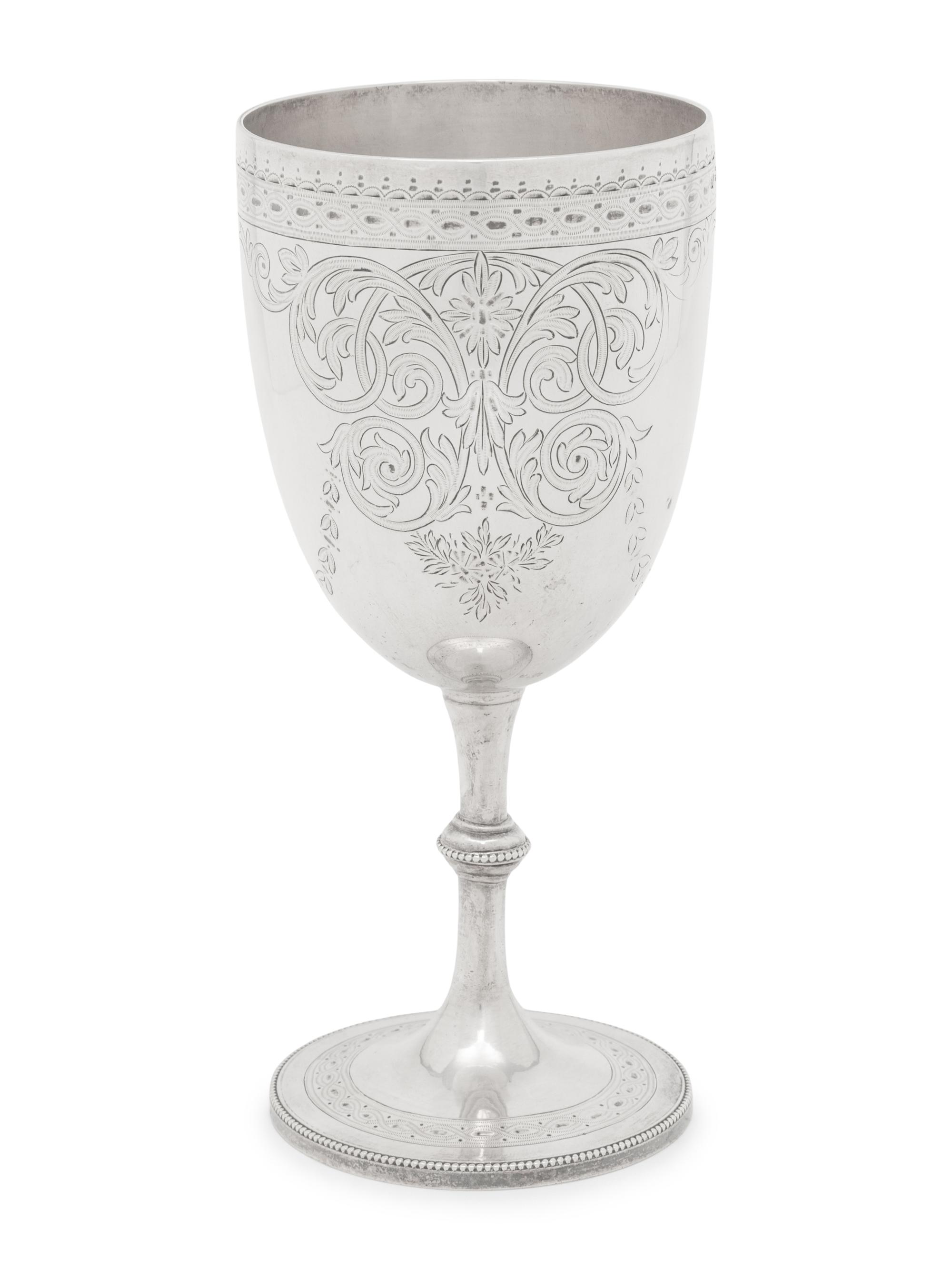 A Victorian Silver Chalice