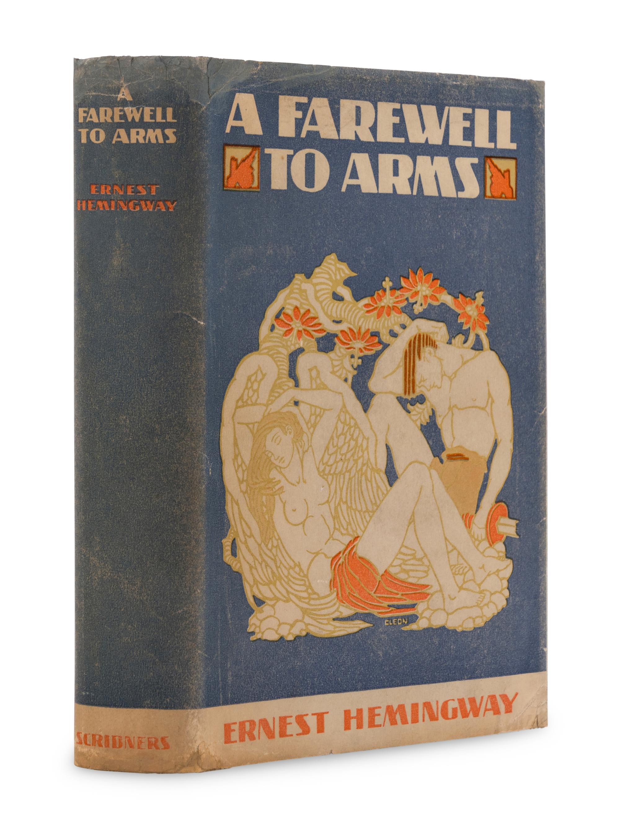 HEMINGWAY, Ernest (1899-1961). A Farewell To Arms . New York: Charles Scribner's Sons, 1929.