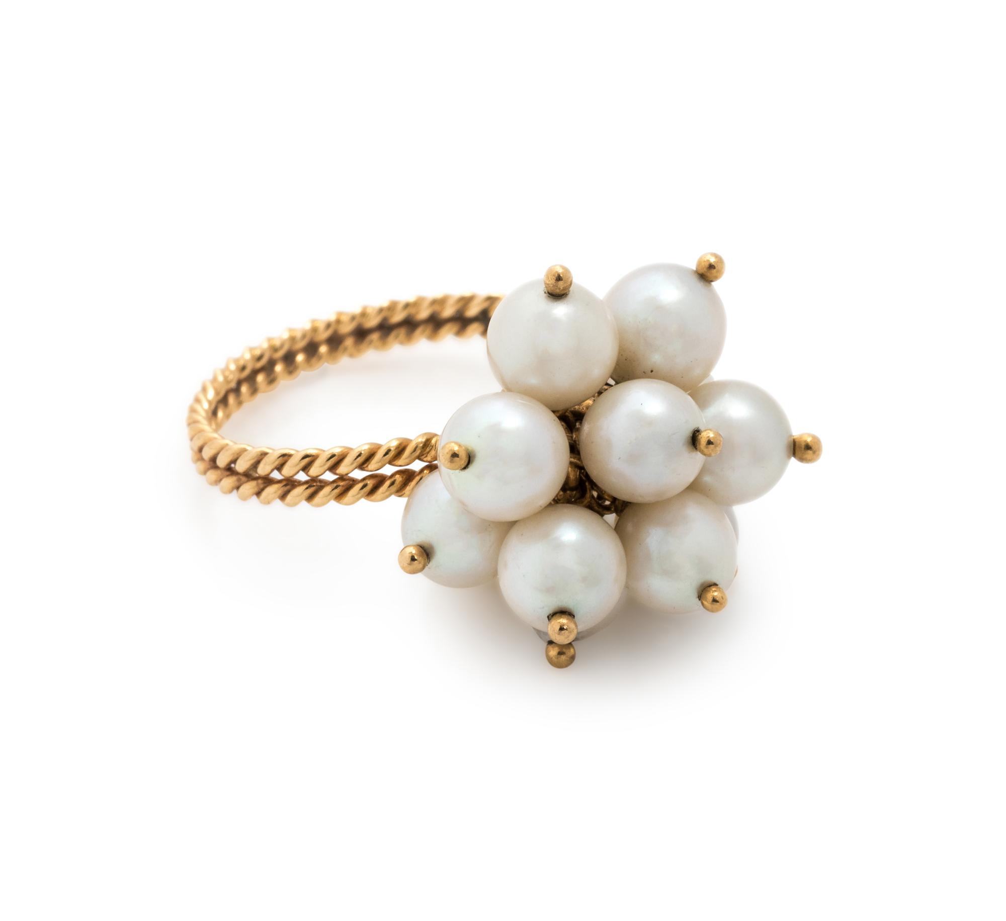 CULTURED PEARL RING