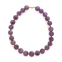 Amethyst Beaded Necklace