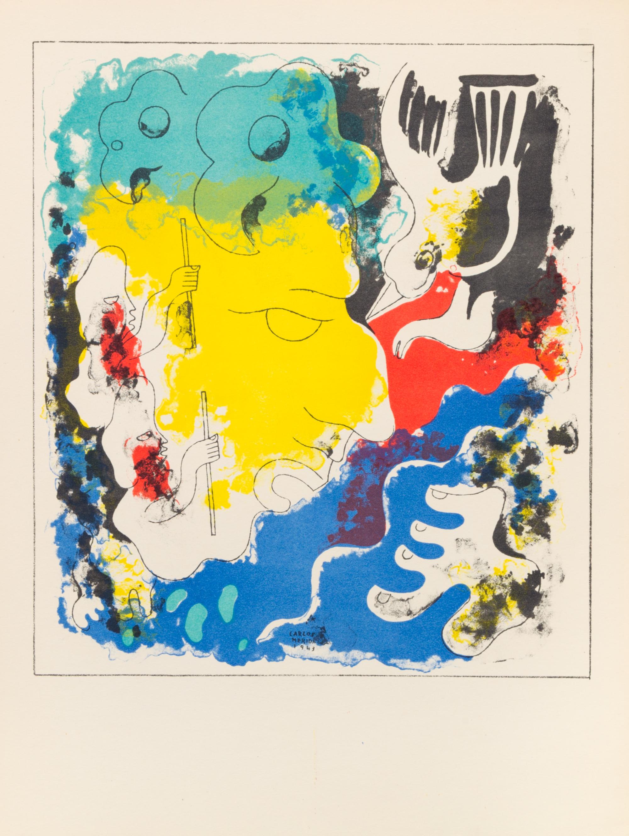 Carlos Merida, (Guatemalan, 1895-1984), Estampas Del Popol-Vuh Series, 1943