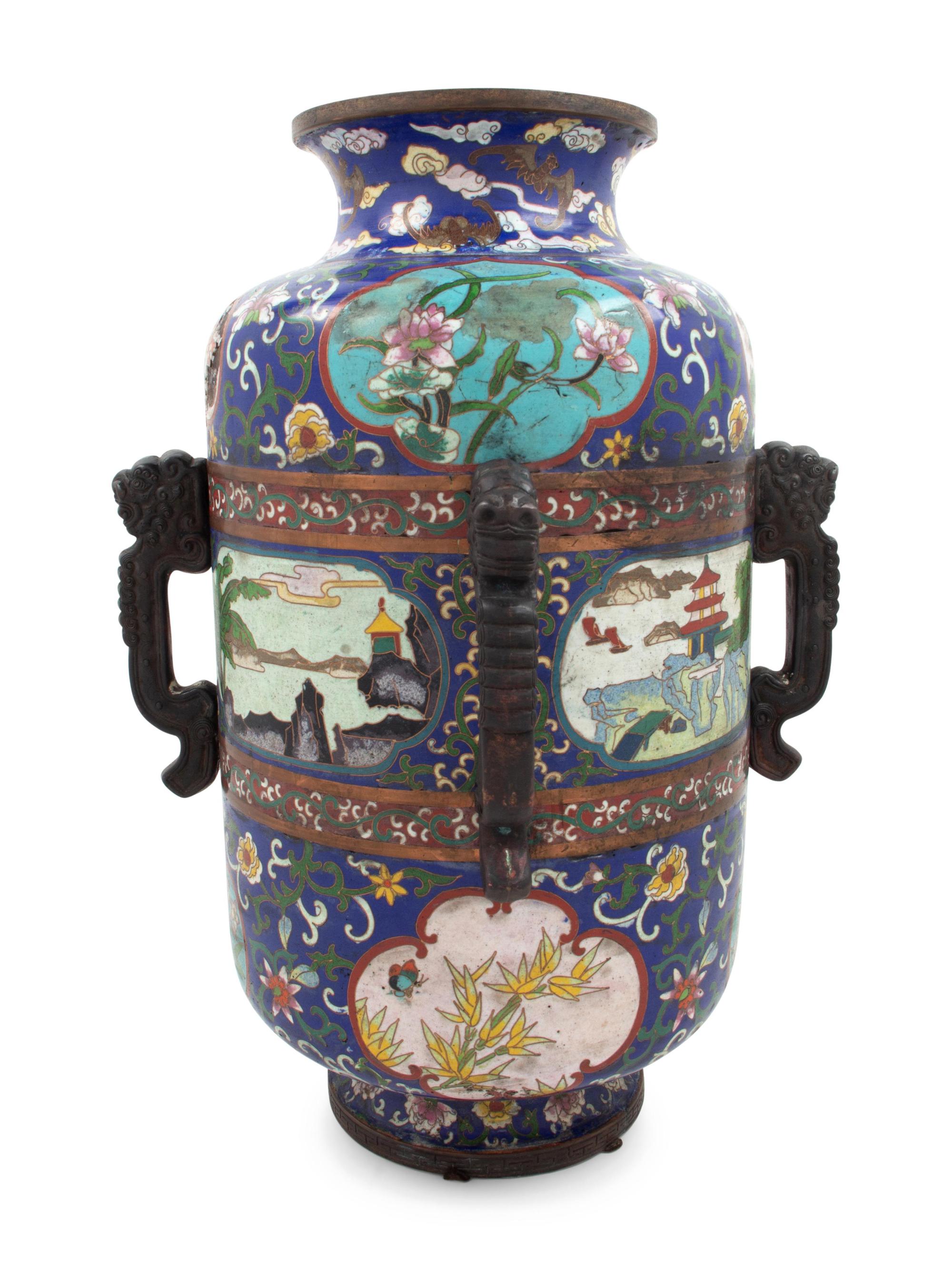 A Chinese Archaic-Style Cloisonné Vase