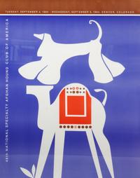 A Group of Three Afghan Hound Posters Each: 28 x 21 1/2 inches.