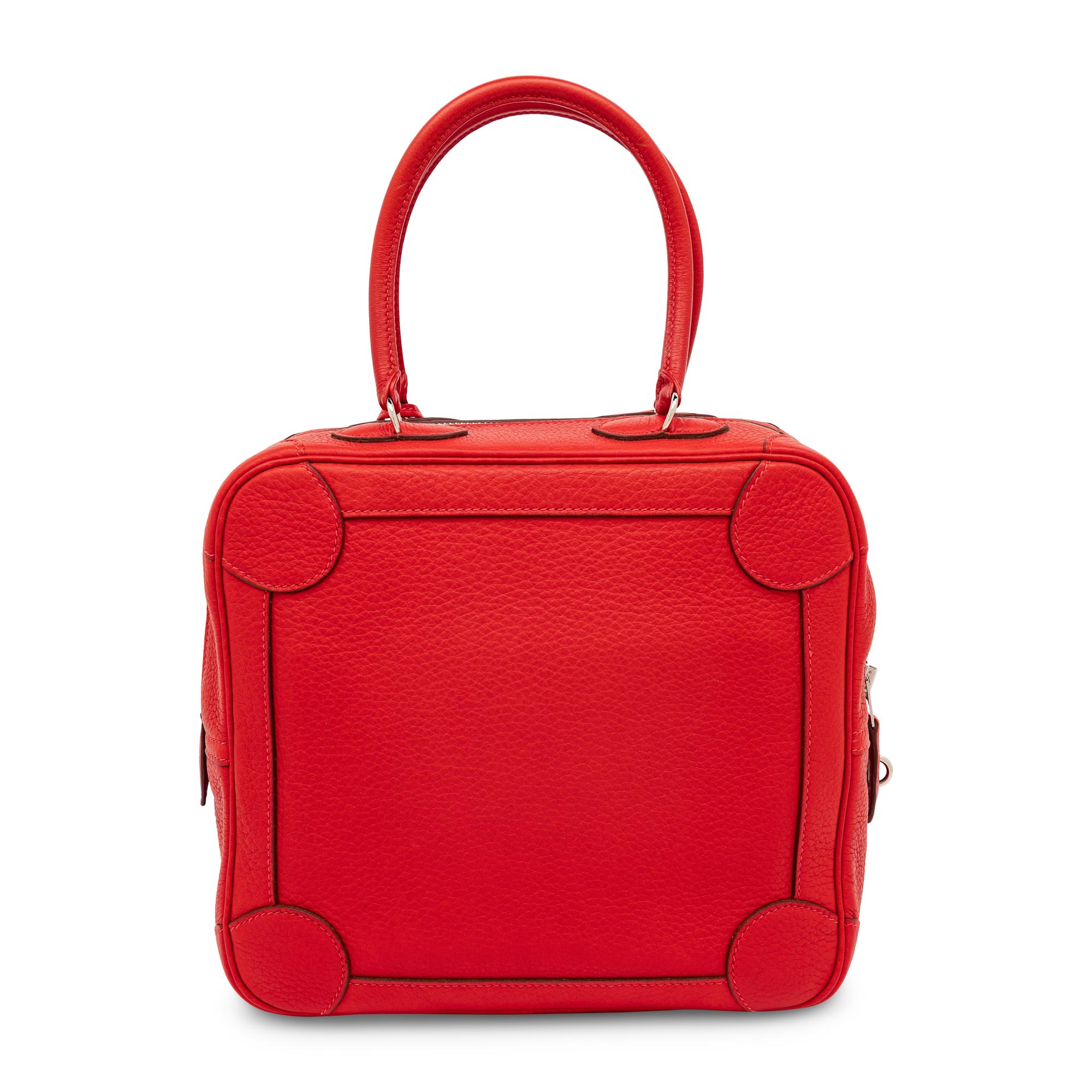 Hermès, Omnibus PM Bag in Vermillion Clemence