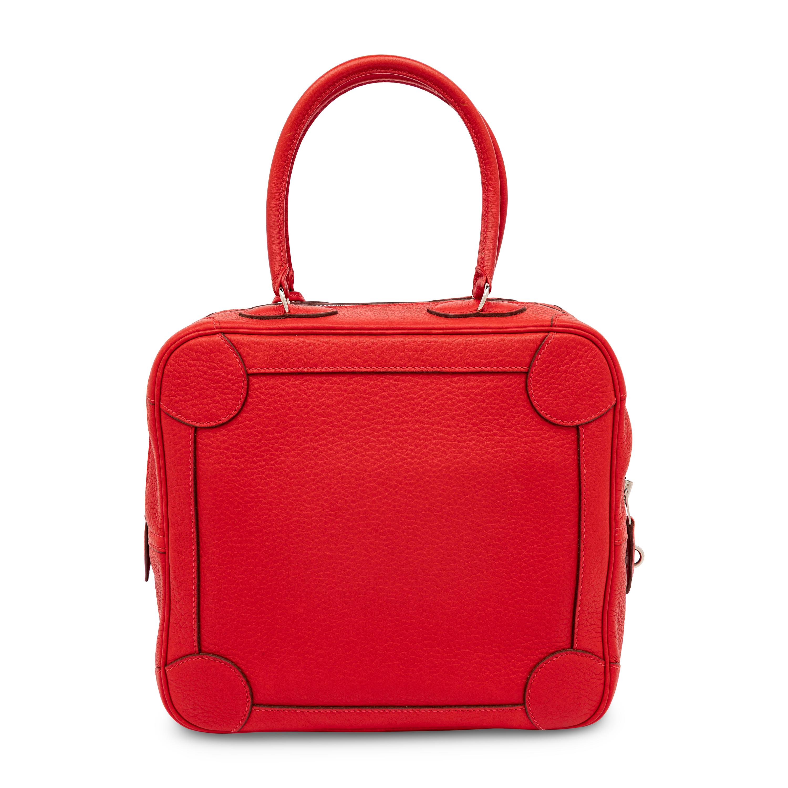 Hermès, Omnibus PM Bag in Vermillion Clemence