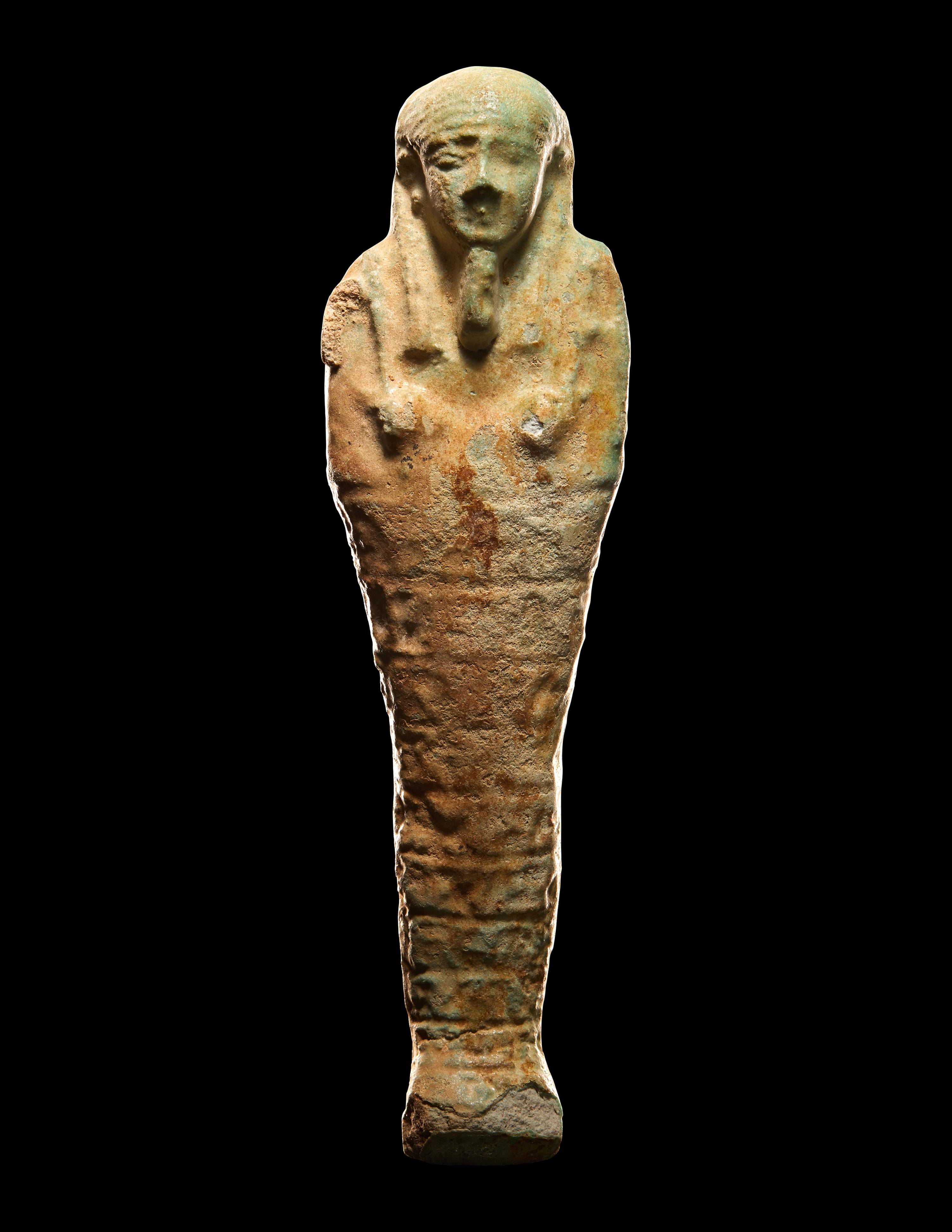 Three Egyptian Faience Ushabtis