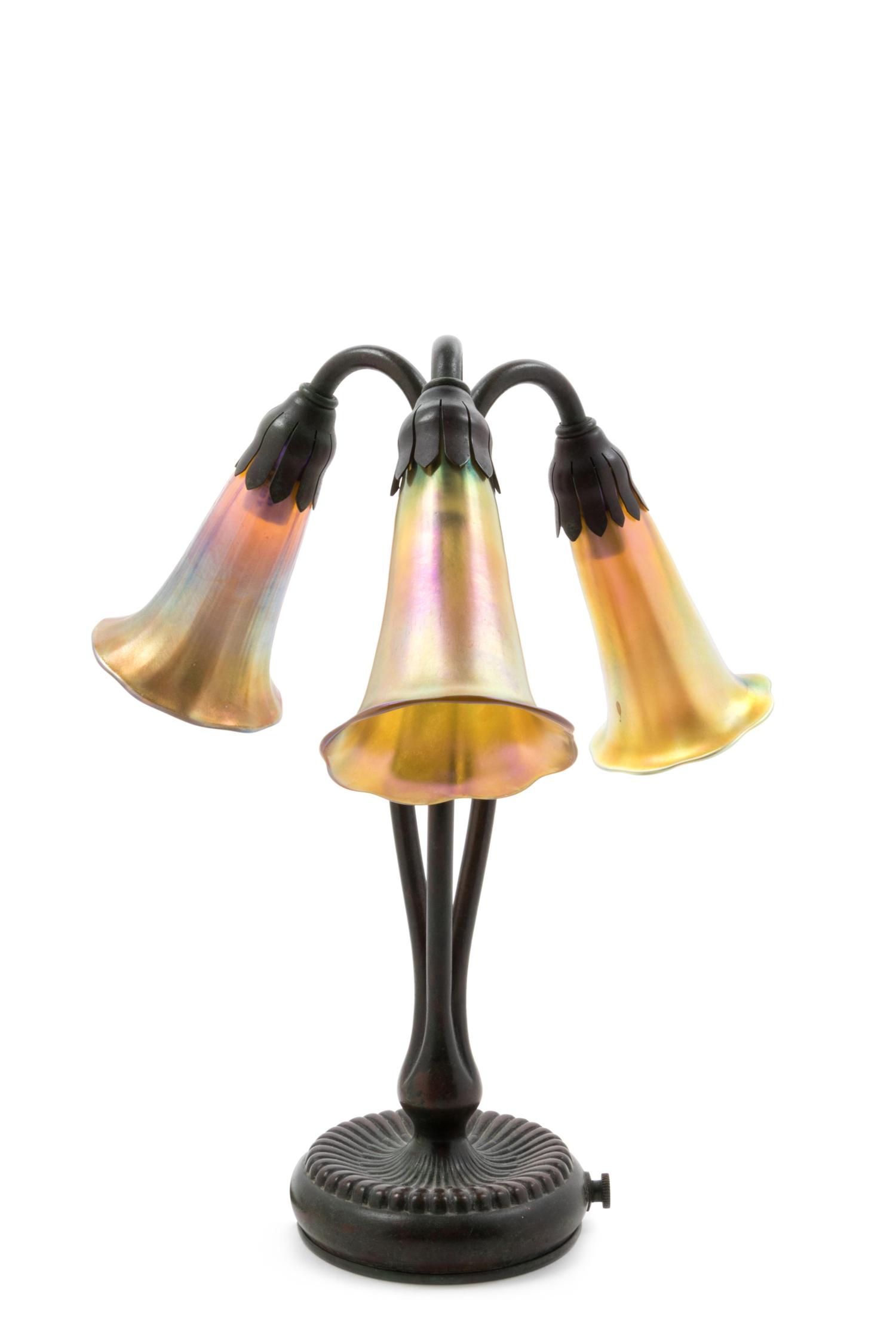 Three-Light Lily Lamp