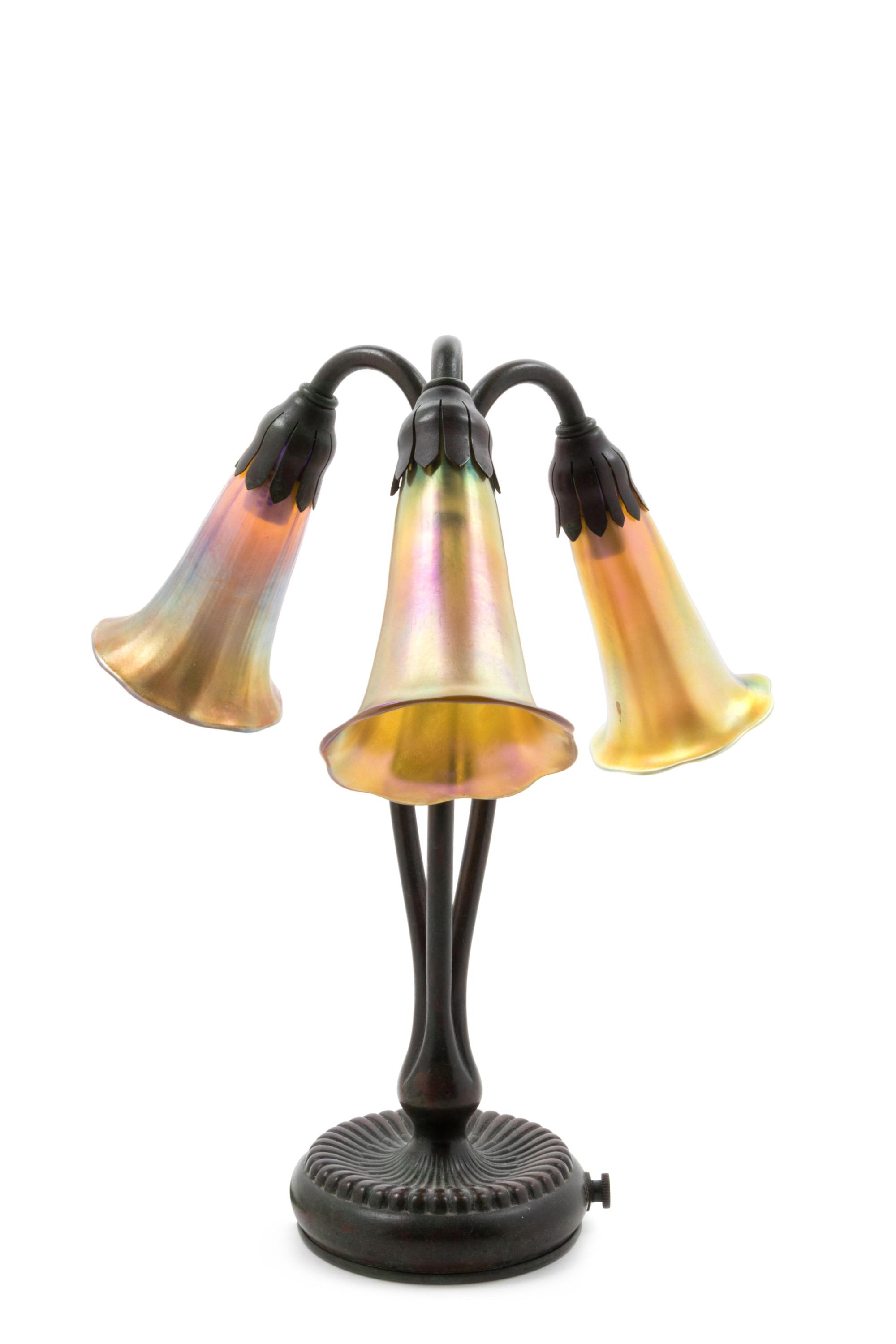 Three-Light Lily Lamp