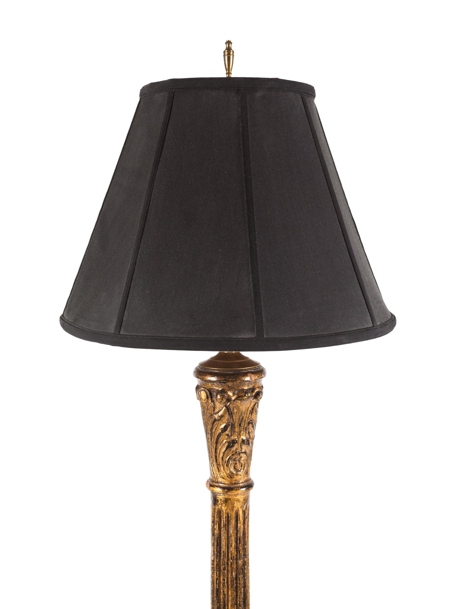 An Italian Giltwood Floor Lamp