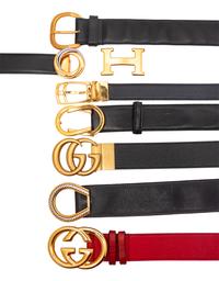 Seven Leather Designer Belts & Hermès Buckle
