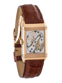 JAEGER-LeCOULTRE, 18K PINK GOLD REF. 270.2.63 'REVERSO SUN MOON' WRISTWATCH