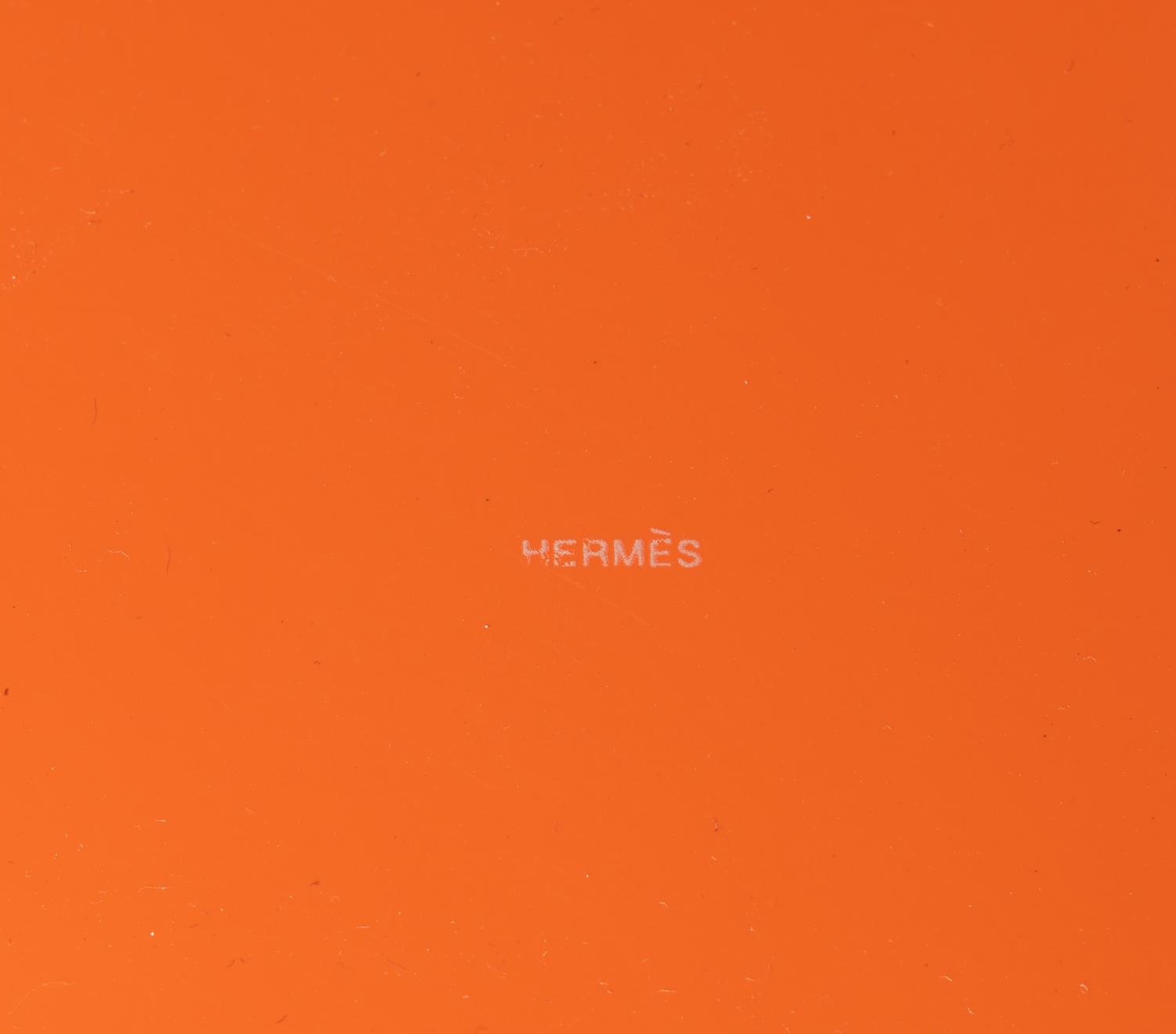 Two Hermès Lacquered Wood Trays