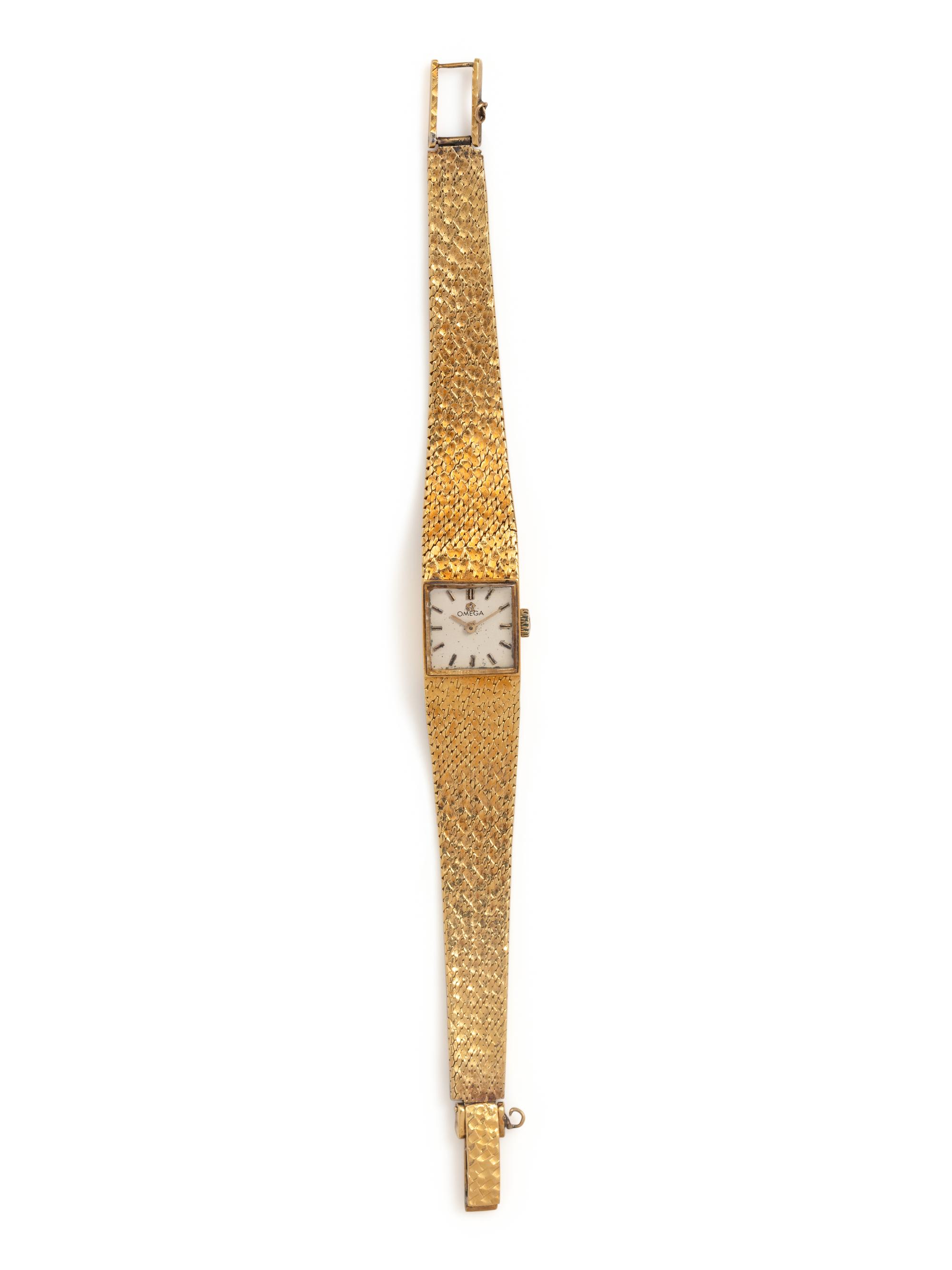 OMEGA, 18K YELLOW GOLD WATCH