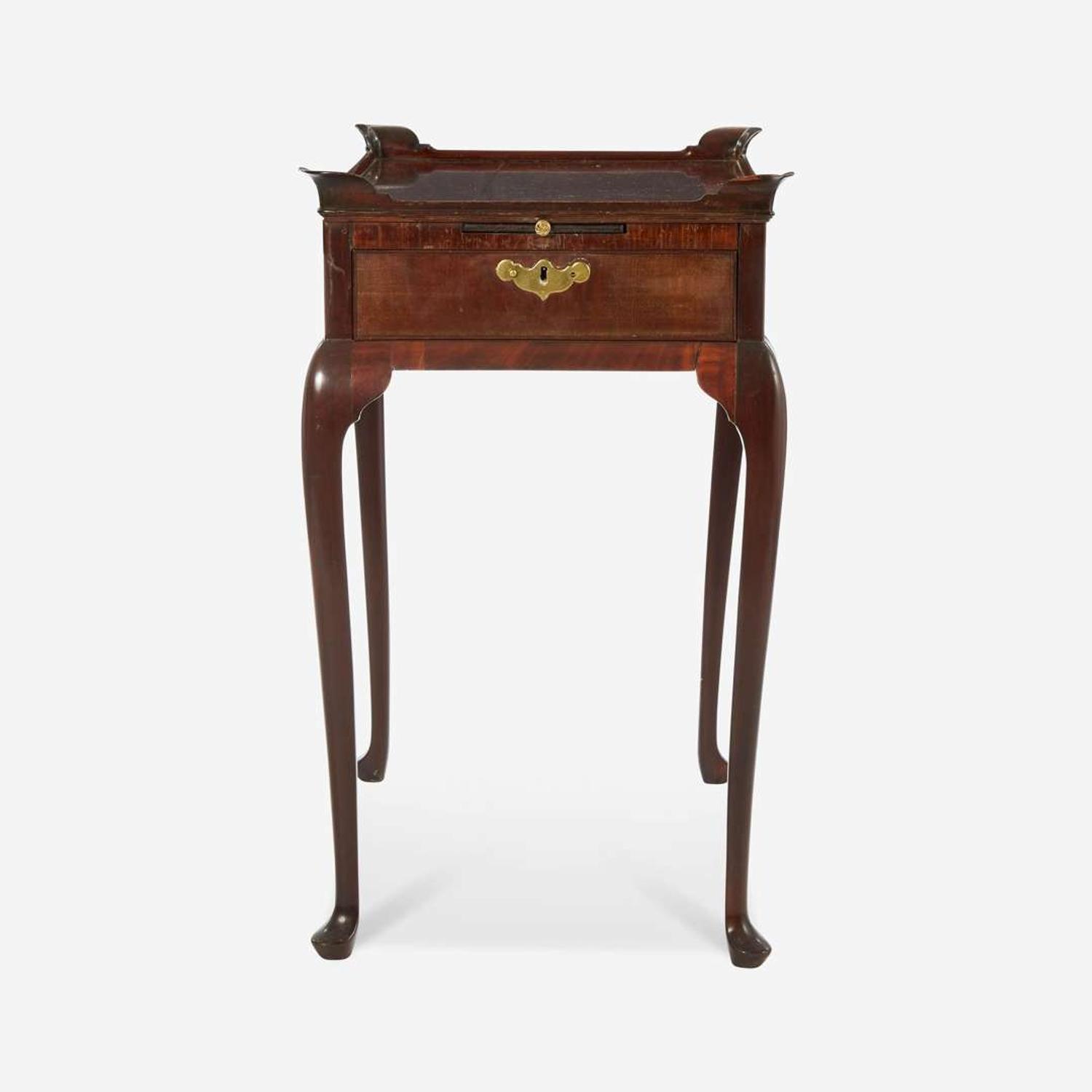 A George II carved mahogany silver table England, mid-18th century