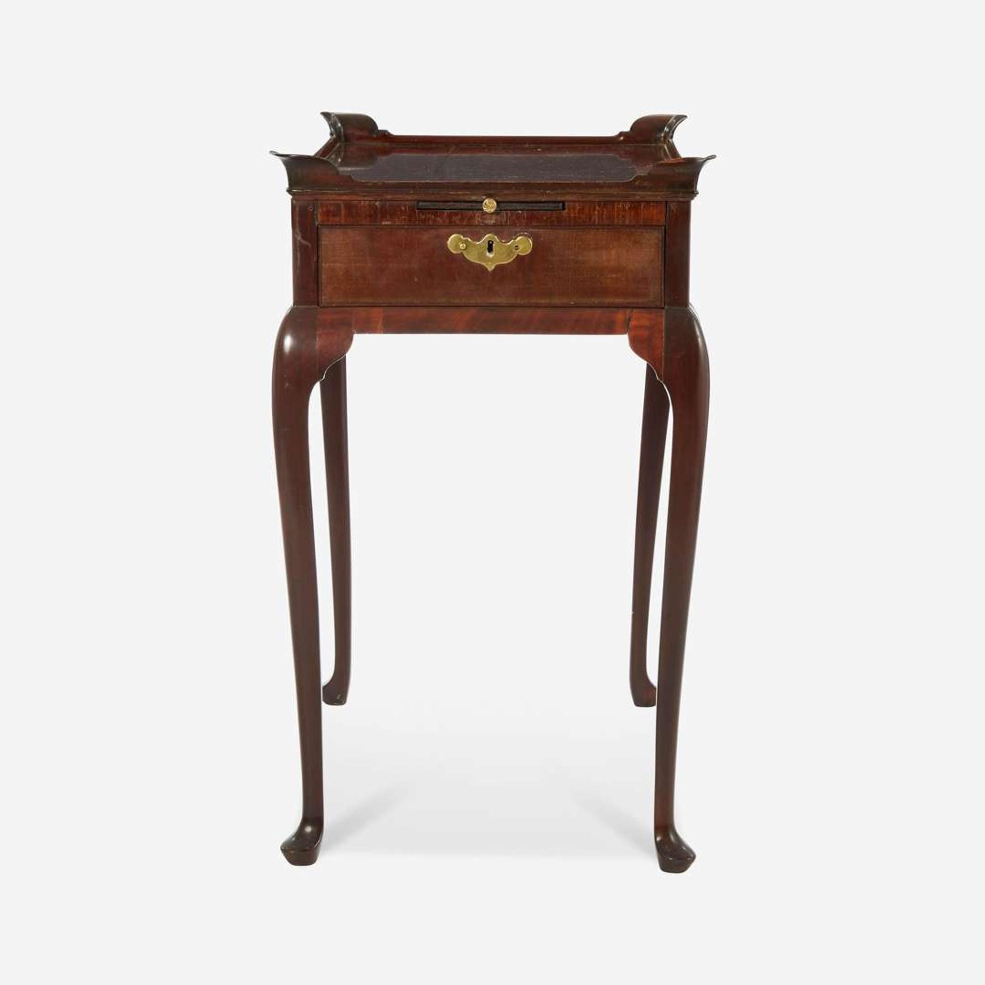 A George II carved mahogany silver table England, mid-18th century