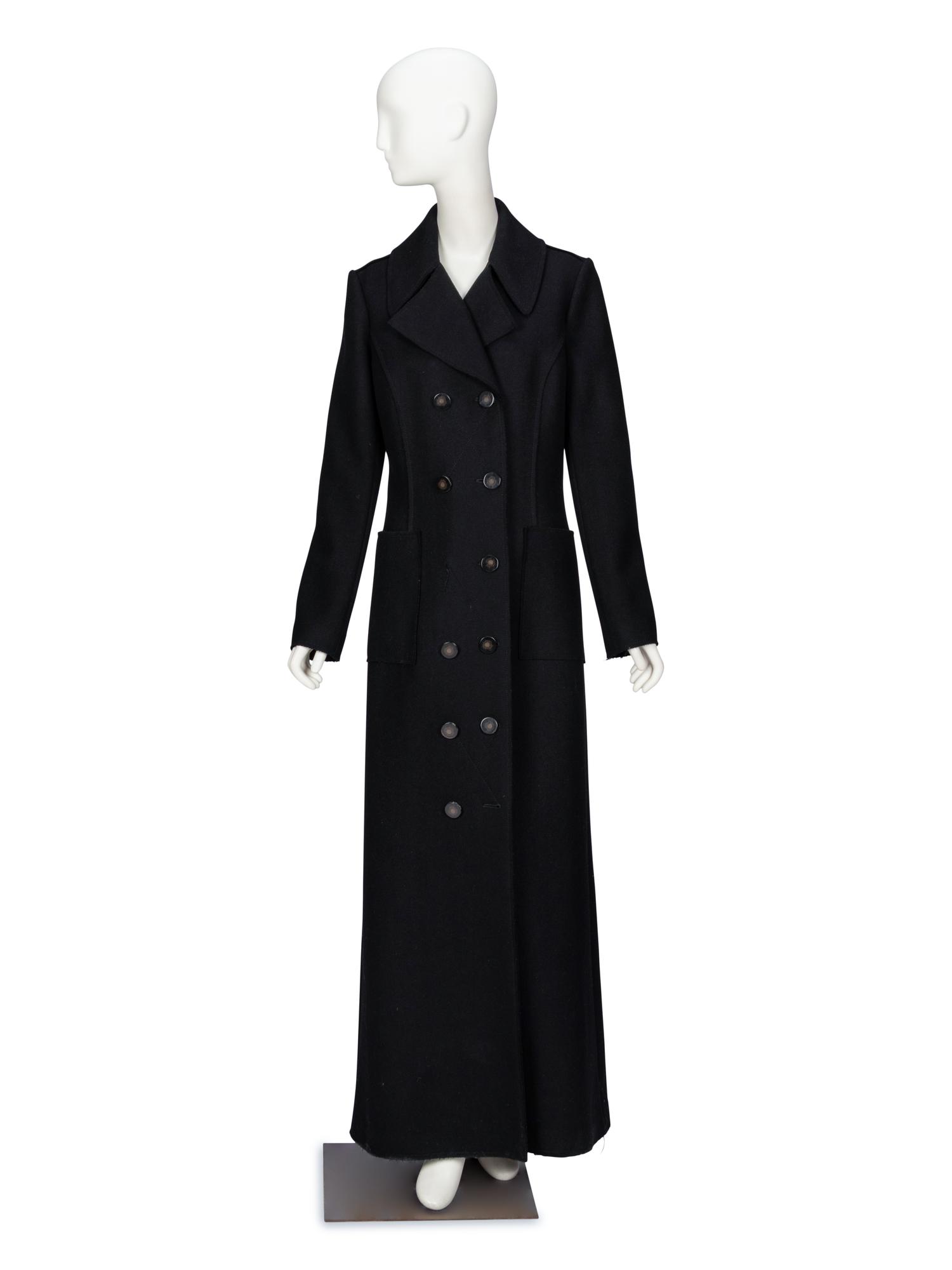 Carolina Herrera, Black Wool Coat