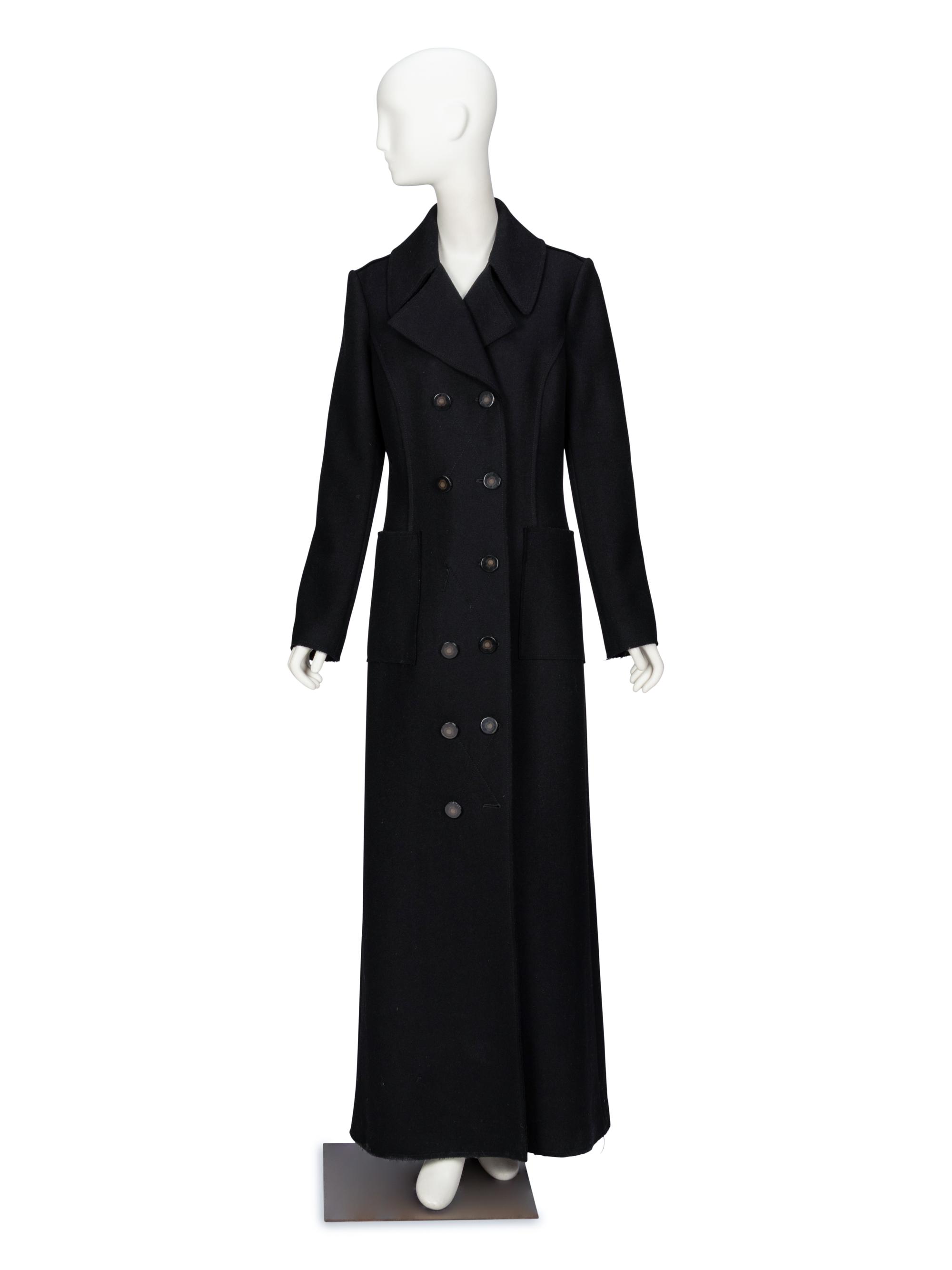 Carolina Herrera, Black Wool Coat