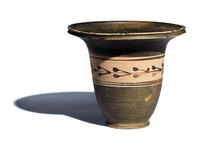 A Messapian Terracotta Kalathos