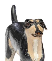 Seven Folk Art Carved and Painted Wood Figures