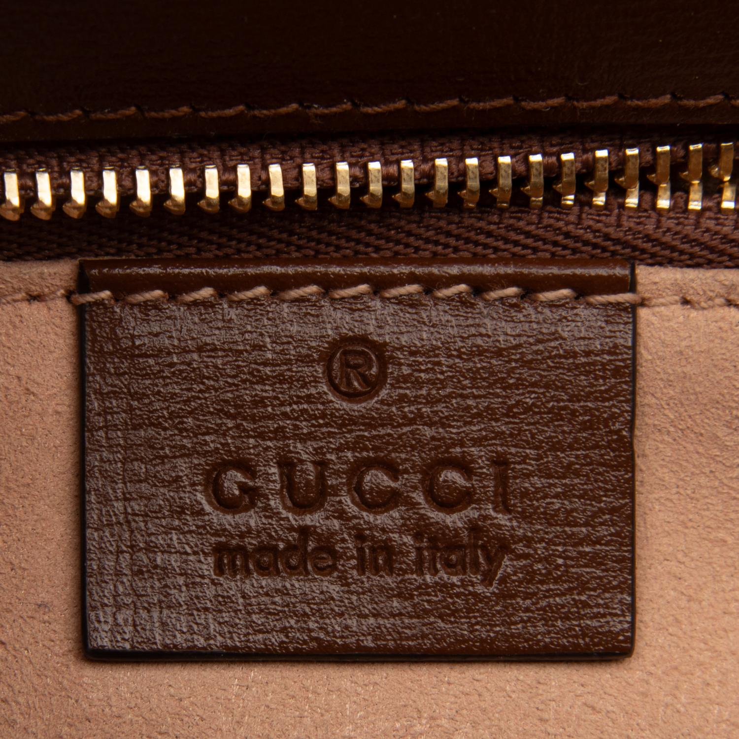 GUCCI, MONOGRAM 1955 HORSEBIT BAG