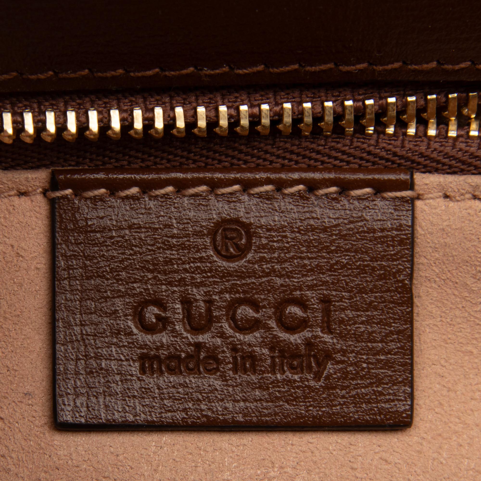 GUCCI, MONOGRAM 1955 HORSEBIT BAG