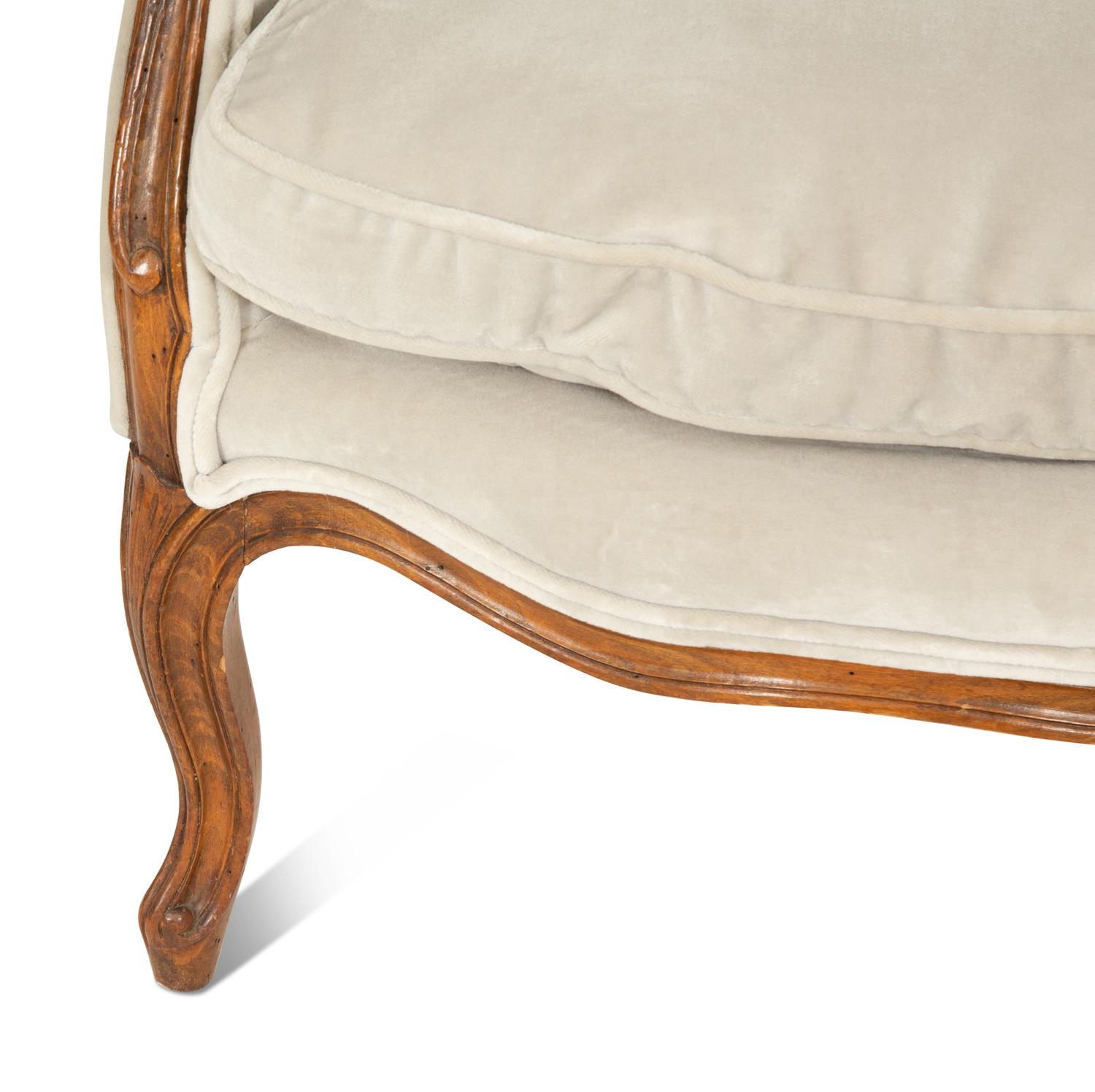 A Pair of Diminutive Louis XV Style Bergères